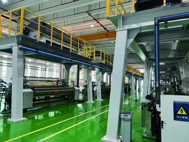 Tekstil Fabrikası Taşımacılığı Alüminyum Basınçlı Hava Boru Sistemini Benimsiyor