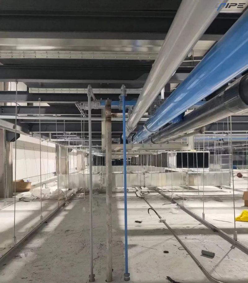 Basınçlı Hava Sisteminde Mavi Alüminyum Hava Borusu